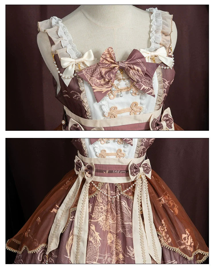 OCELOT - Yue Long Shi Yun - Daily Han Lolita Cake JSK