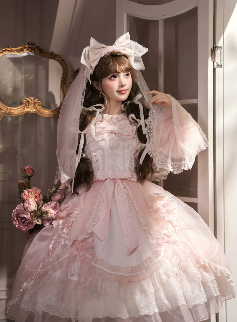 Mewroco - Candy Flavor - Gorgeous Sweet Lolita Dress, Lace & Petal Hem