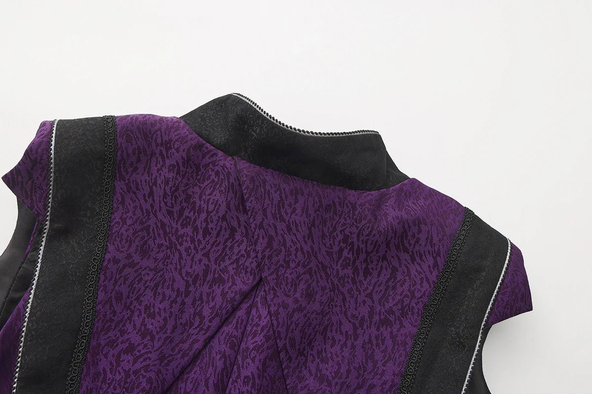 Immortal Thorn - Eternal Crimson Moon Forest - Ouji Lolita Tailcoat Jacket