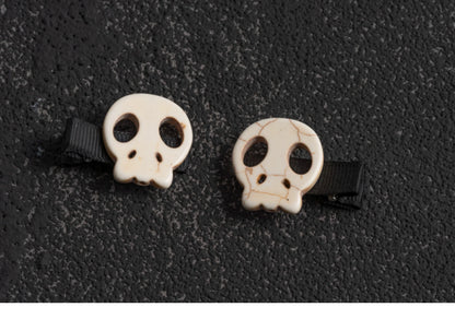 Strange Sugar - Gothic Hair Accessories Set Skulls Sharks Lolita Clips Headbands