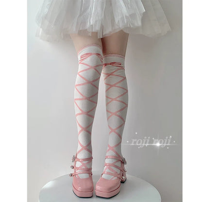 Roji Roji - Sweet Lolita Cotton Mid-Calf Socks