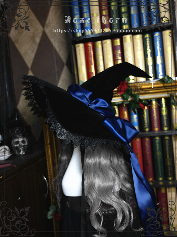 Rose Thorn - Holy Cross - 12 Colors Lolita Halloween Witch Hat