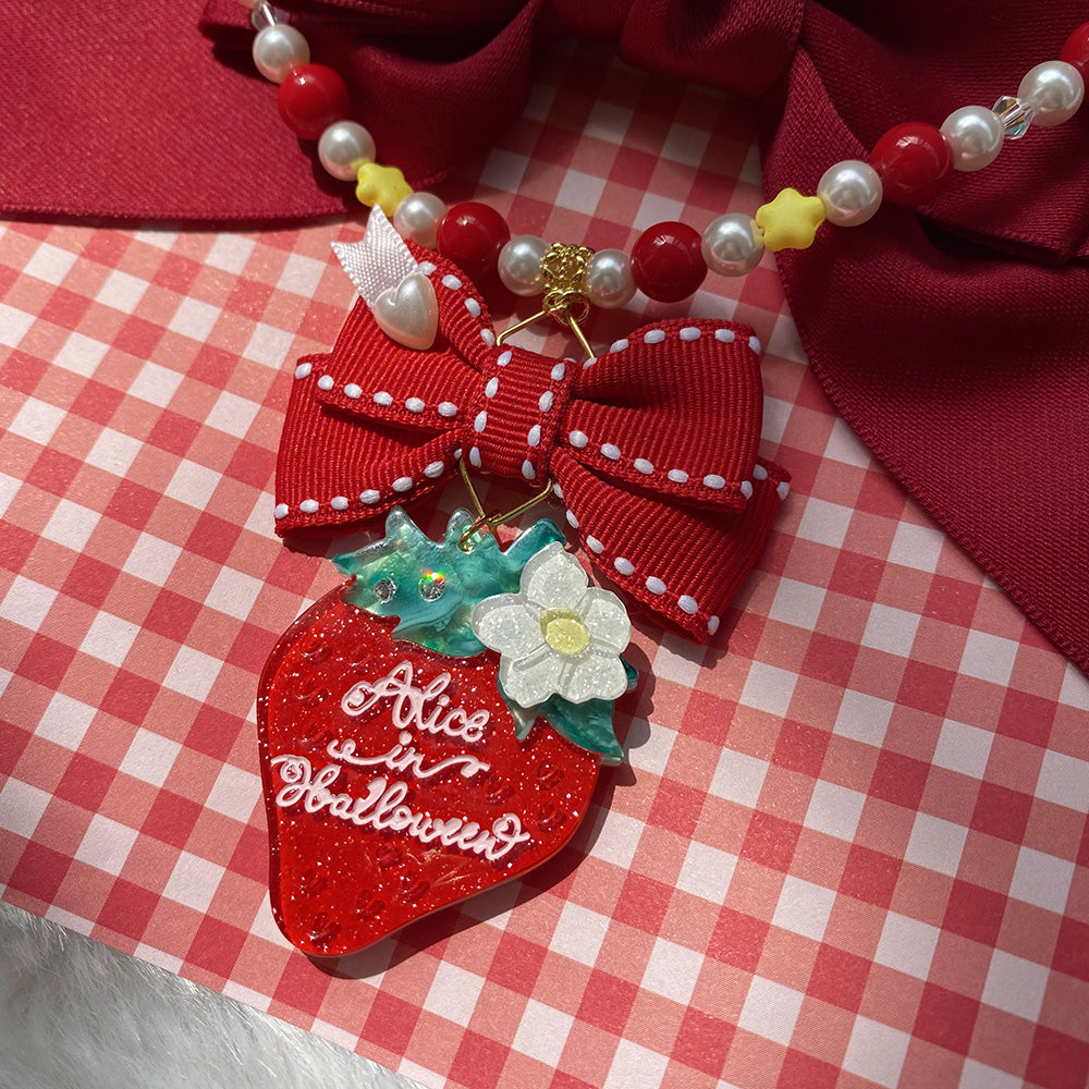 Halloween Alice - Lolita Strawberry Accessory Set