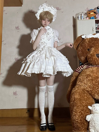 Dark Star Island - Halloween Gothic Lolita JSK Short Lolita Jumper Dress