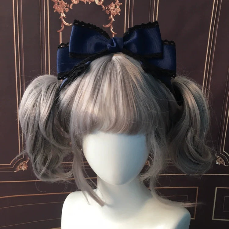 Qingyi Handmade - Sweet Lolita KC Multicolor Bow Lolita Headwear