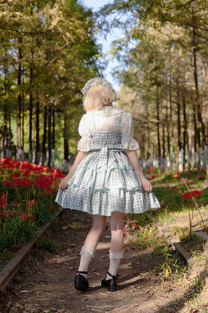 Infanta - Cloth Cat - Kawaii Lolita JSK Multi-Color Tiered Ruffles Dress