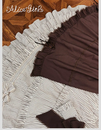 Alice Girl - Duke of Victoria - Classic Lolita SK & Overskirt Set