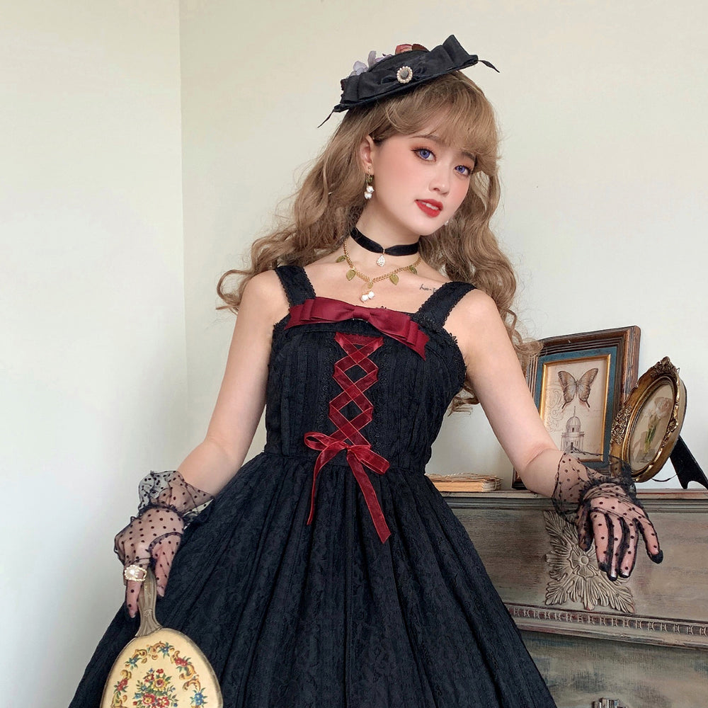 Miss Point - Woody Rose - Retro Classic Lolita JSK