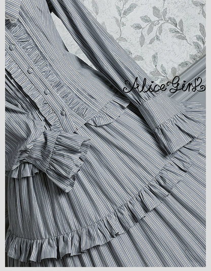 Alice Girl - Duke of Victoria - Classic Lolita SK & Overskirt Set