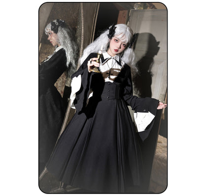 Susin Lolita - Cross Praise - Nun Style Gothic Lolita Dress and Blouse