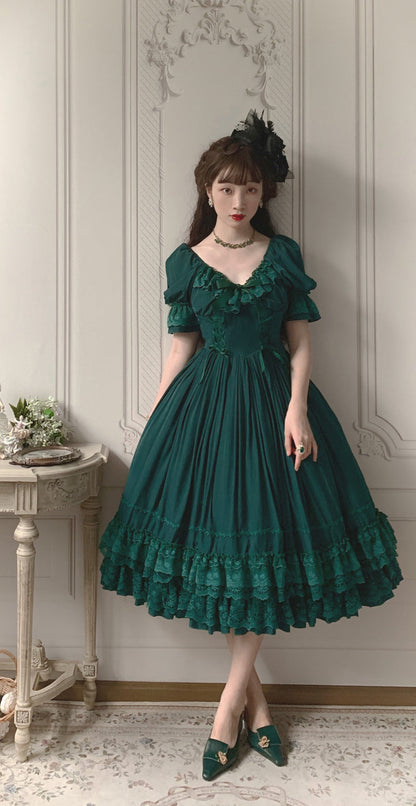 Sweet Wood - CLA Vintage French Lolita OP Dress
