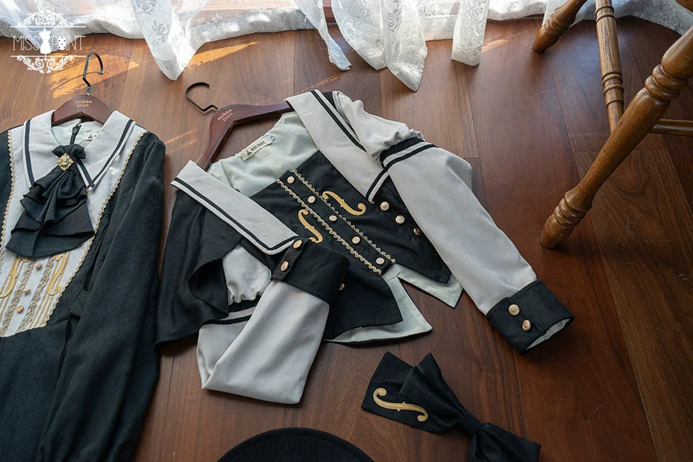 Miss Point - Elegant Lolita Coat - Golden Movement Customized Short Coat