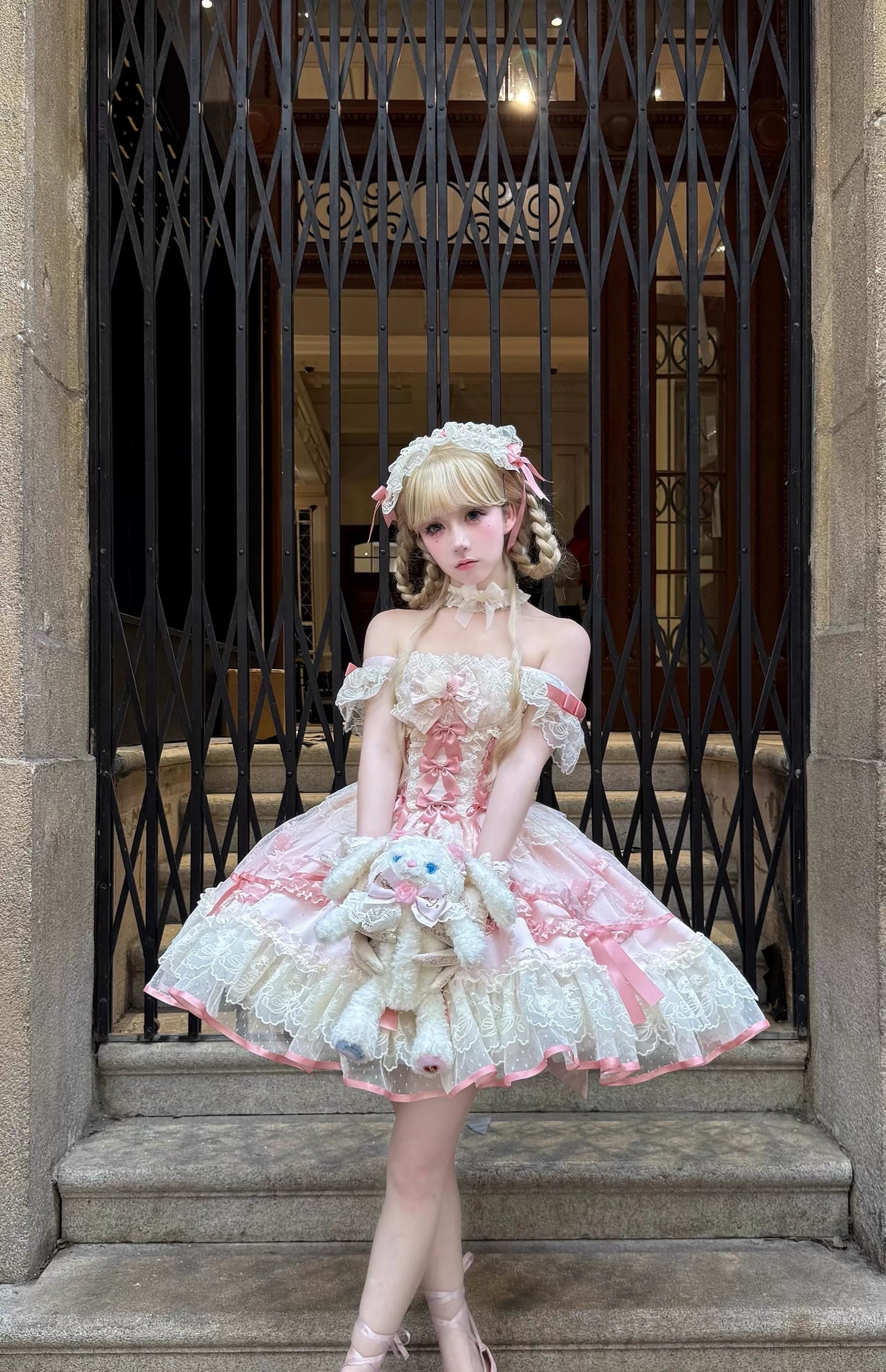 Sugar Girl - Dream Whisper Butterfly - Ballet-Inspired Sweet Lolita JSK Dress
