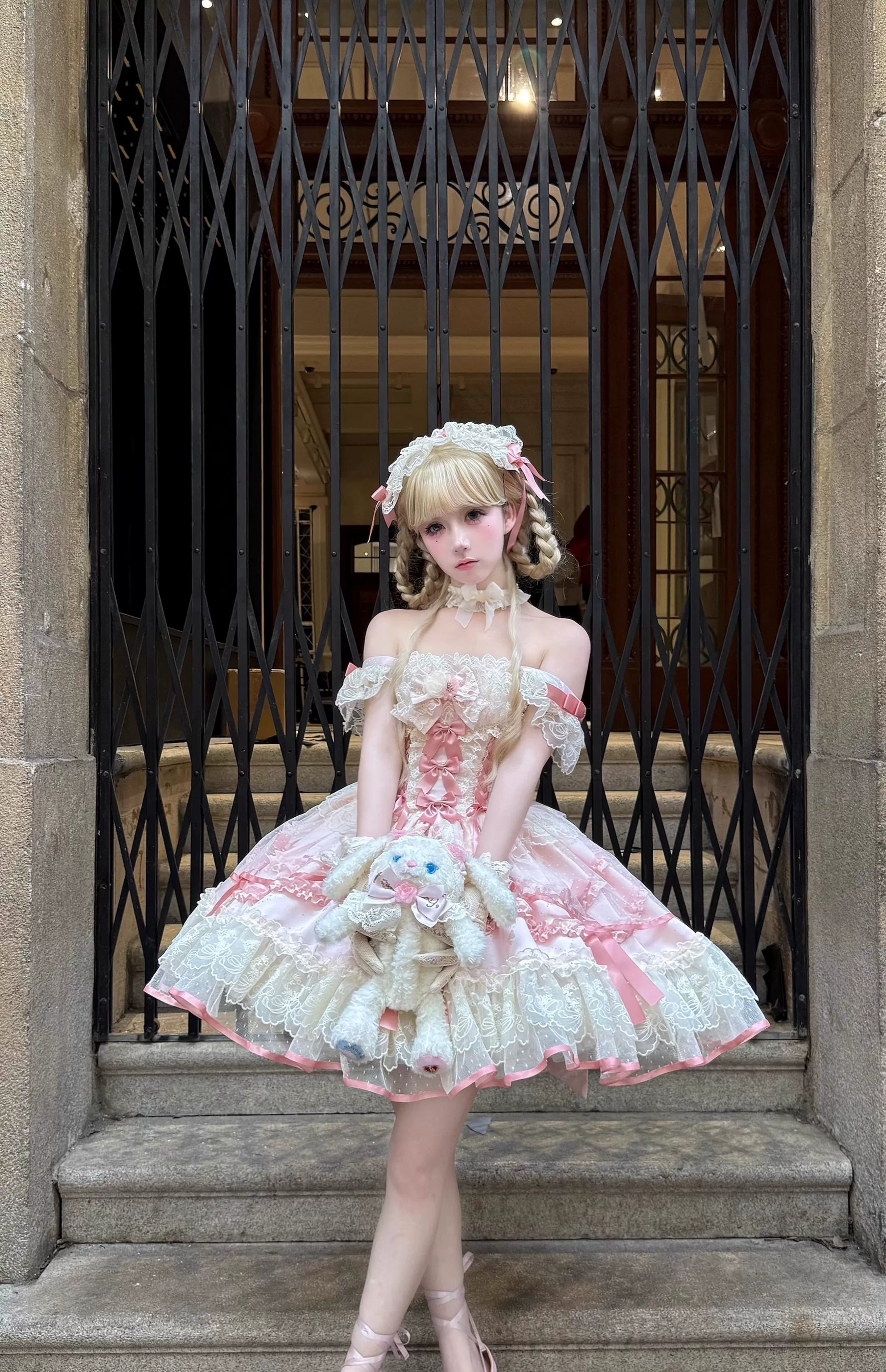 Sugar Girl - Dream Whisper Butterfly - Ballet-Inspired Sweet Lolita JSK Dress