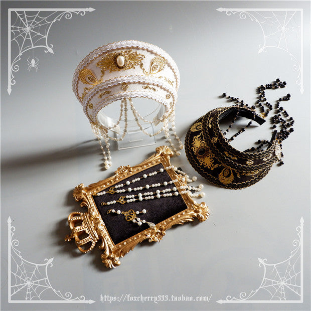 Fox Cherry-Lolita Palace Retro Hair Ornament Hair Crown