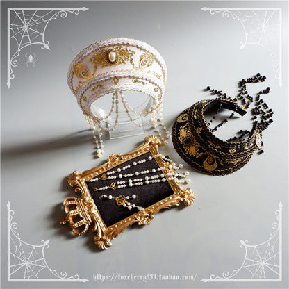 Fox Cherry-Lolita Palace Retro Hair Ornament Hair Crown