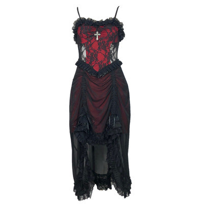 Blood Supply - Drawstring Christmas Gothic Lolita Long Dress