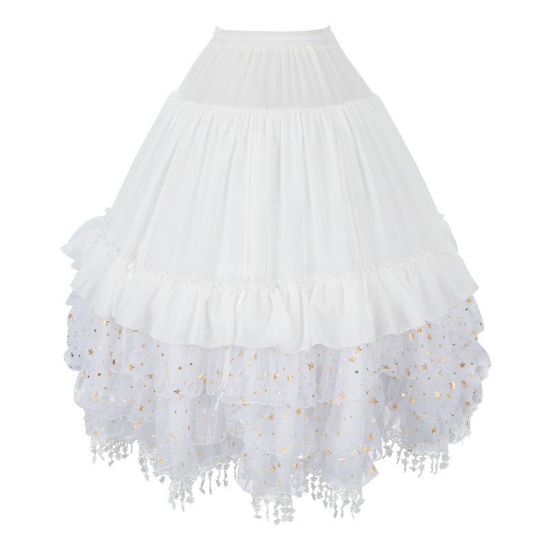 Manyiluo - Starry Dream River - Wedding Lolita Violent Adjustable Fishbone Bustle