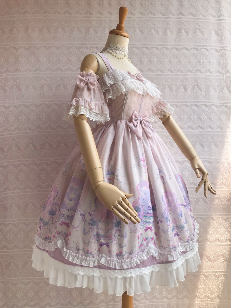 Yilia - Unicorn's Secret Garden Summer Lolita JSK Dress