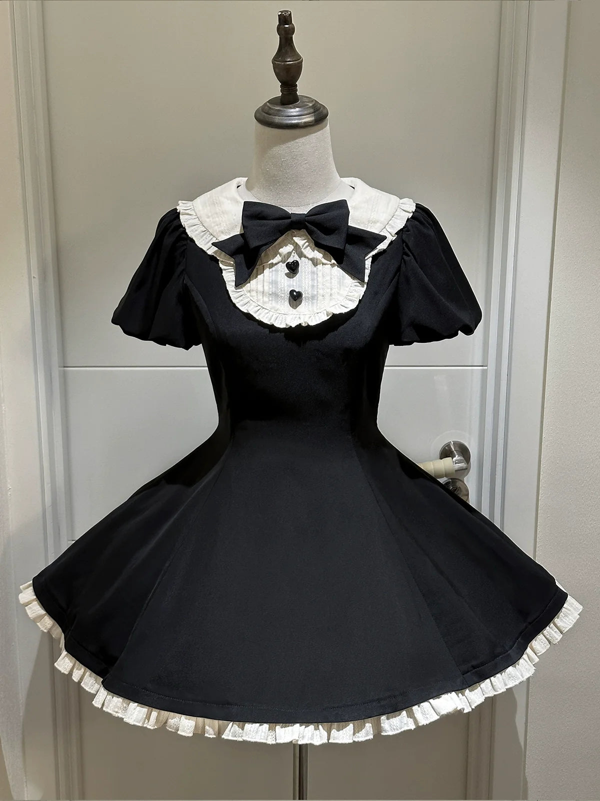 Hawthorn Berries - Maidette - Halloween Maid Lolita Apron OP Dress