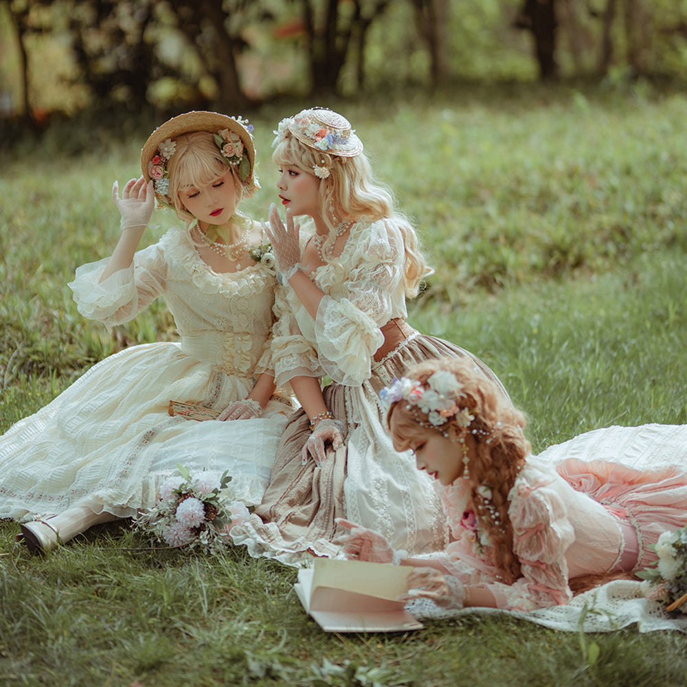 Miss Point - The Sally Gardens - Lotus Root Sleeve Lolita Blouse