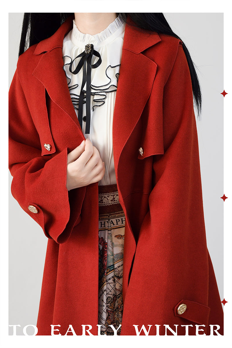 Yuansu - To Early Winter - Multicolors Lolita Winter Overcoat