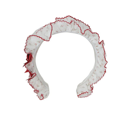 MaoJiang Handmade - Sweet Lolita Headdress Ruffled Design Lolita KC