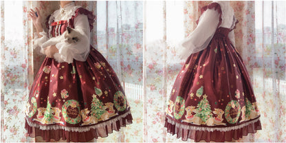 Kencrlo - Dim Moonlight - Classic Lolita Chiffon Yarn Inner Blouse