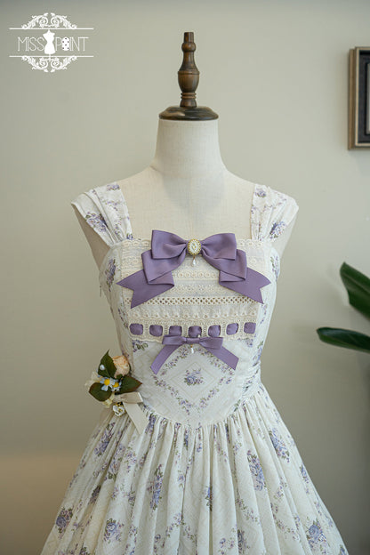 Miss Point - Customized Wood Rose 2.0 Elegant Vintage Jumper Dress