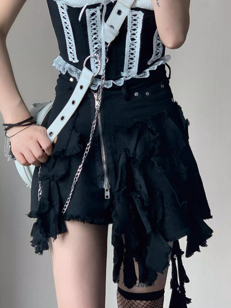 Hot girl denim short skirt【s0000006233】