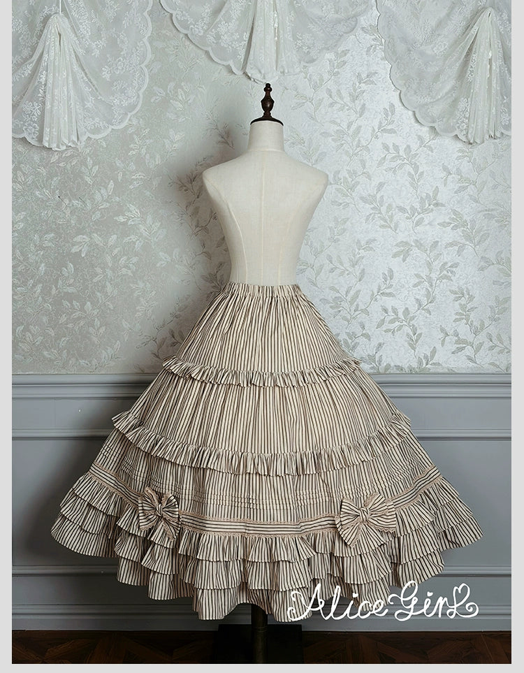 Alice Girl - Duke of Victoria - Classic Lolita SK & Overskirt Set