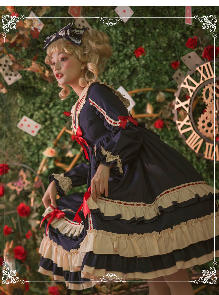 Eieyomi - Miss Betty - Vintage Princess Cotton Lolita OP Dress