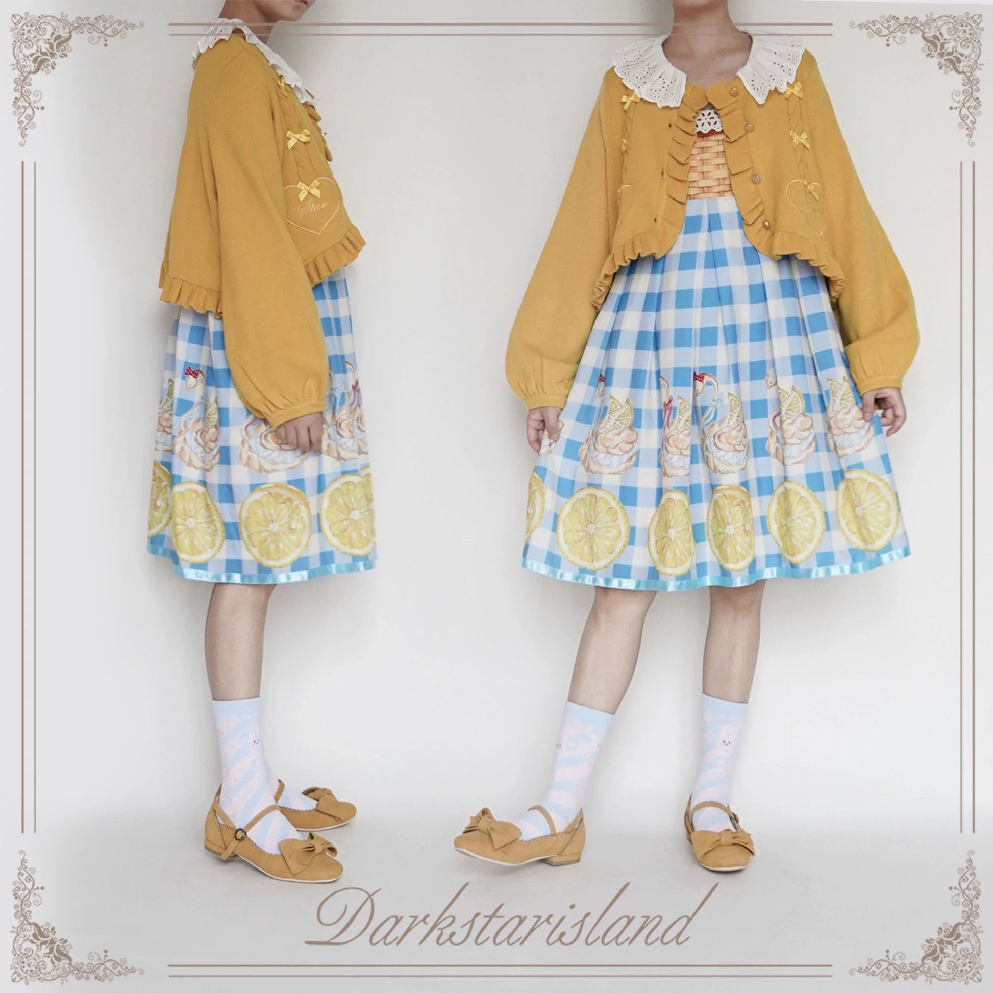 Dark Star Island - Sugar Frost - Sweet Lolita Cardigan Knit Embroidered Sweater