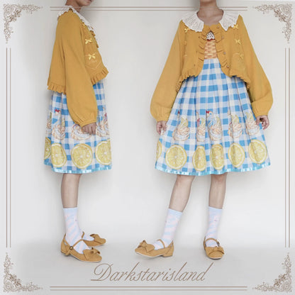 Dark Star Island - Sugar Frost - Sweet Lolita Cardigan Knit Embroidered Sweater