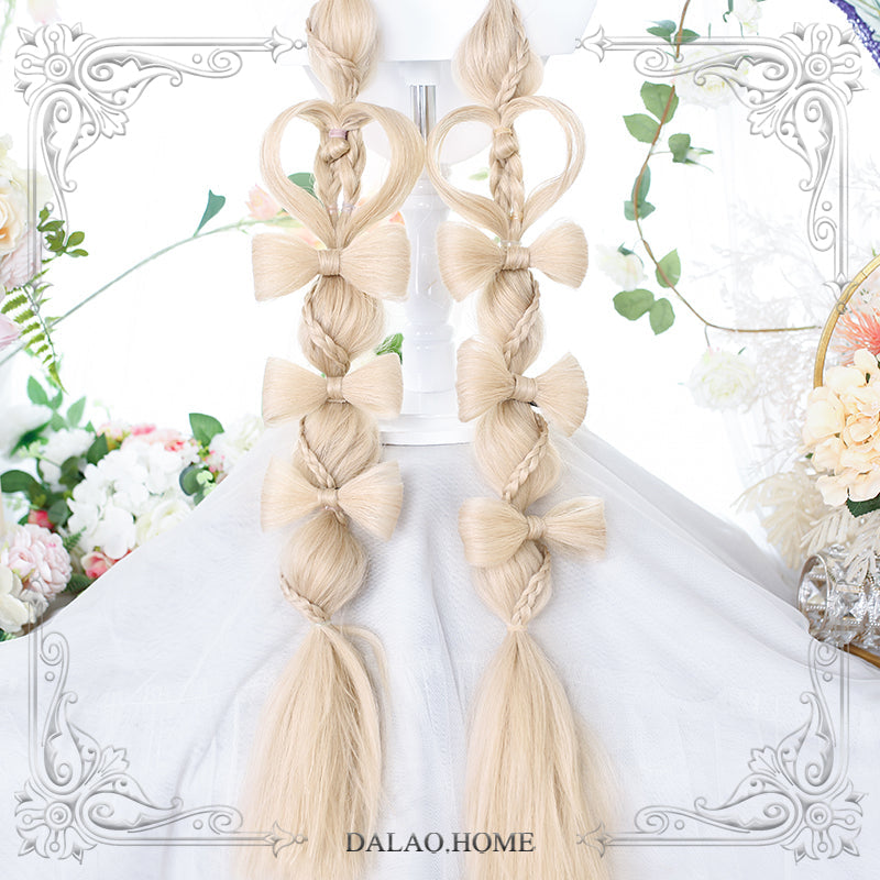 Dalao Home - Long Sweet Lolita Wig With Ponytails