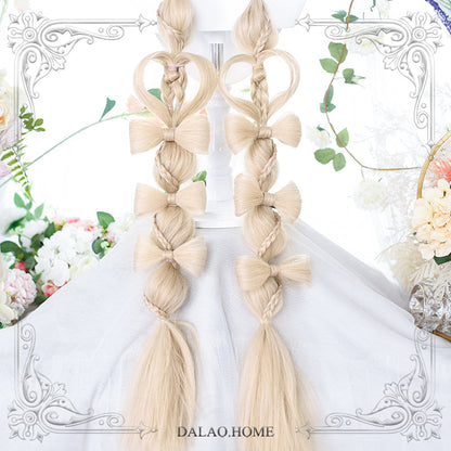 Dalao Home - Long Sweet Lolita Wig With Ponytails