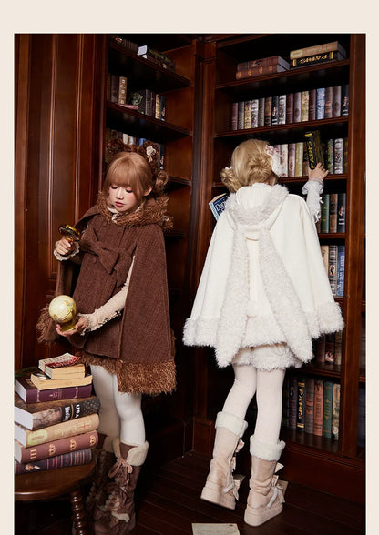 Tan Tuan - Rabbit & Bear - Winter Kawaii Lolita Cape and Shorts