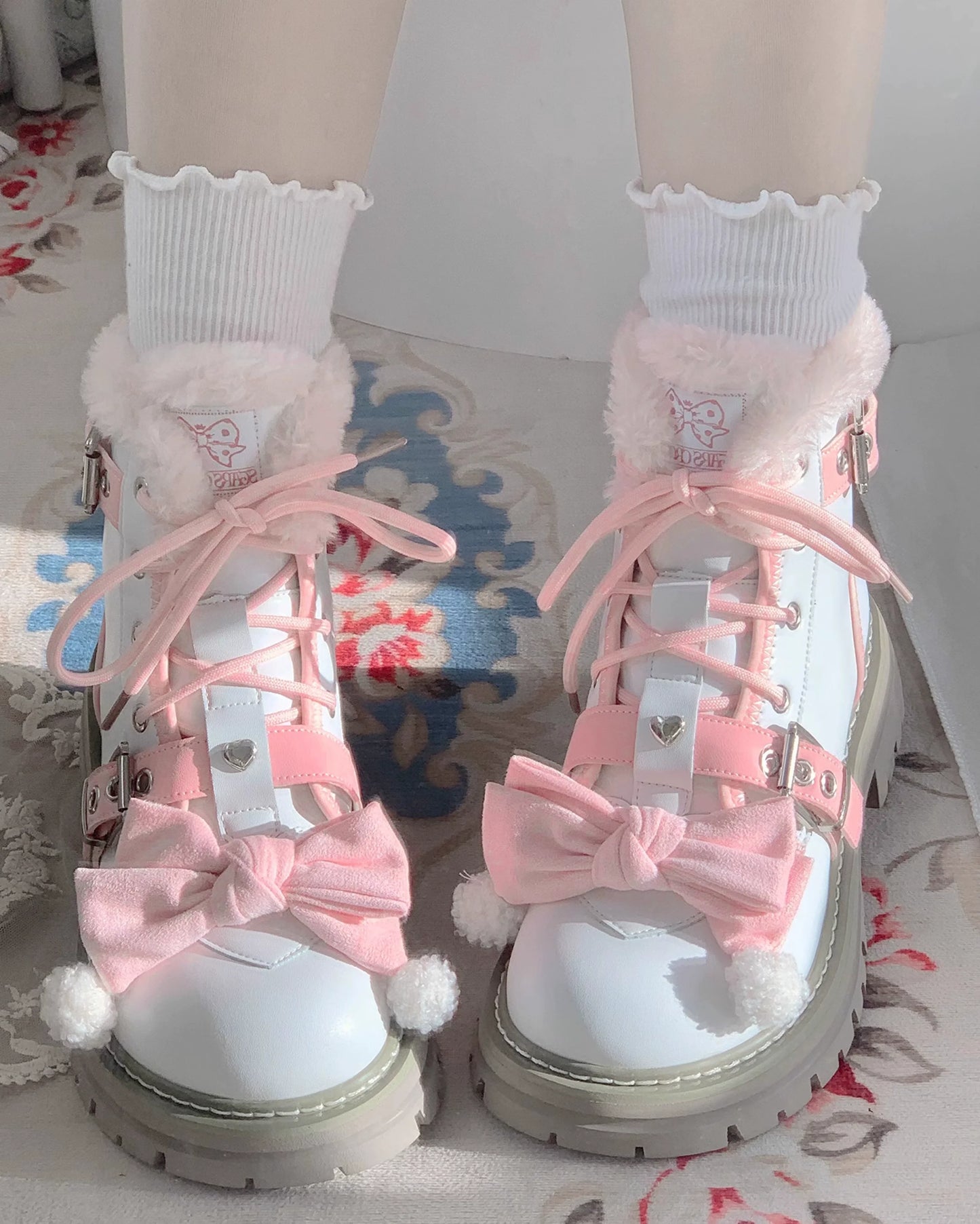 StarsCrwon - Sweet Lolita Shoes Winter Lolita Martin Boots