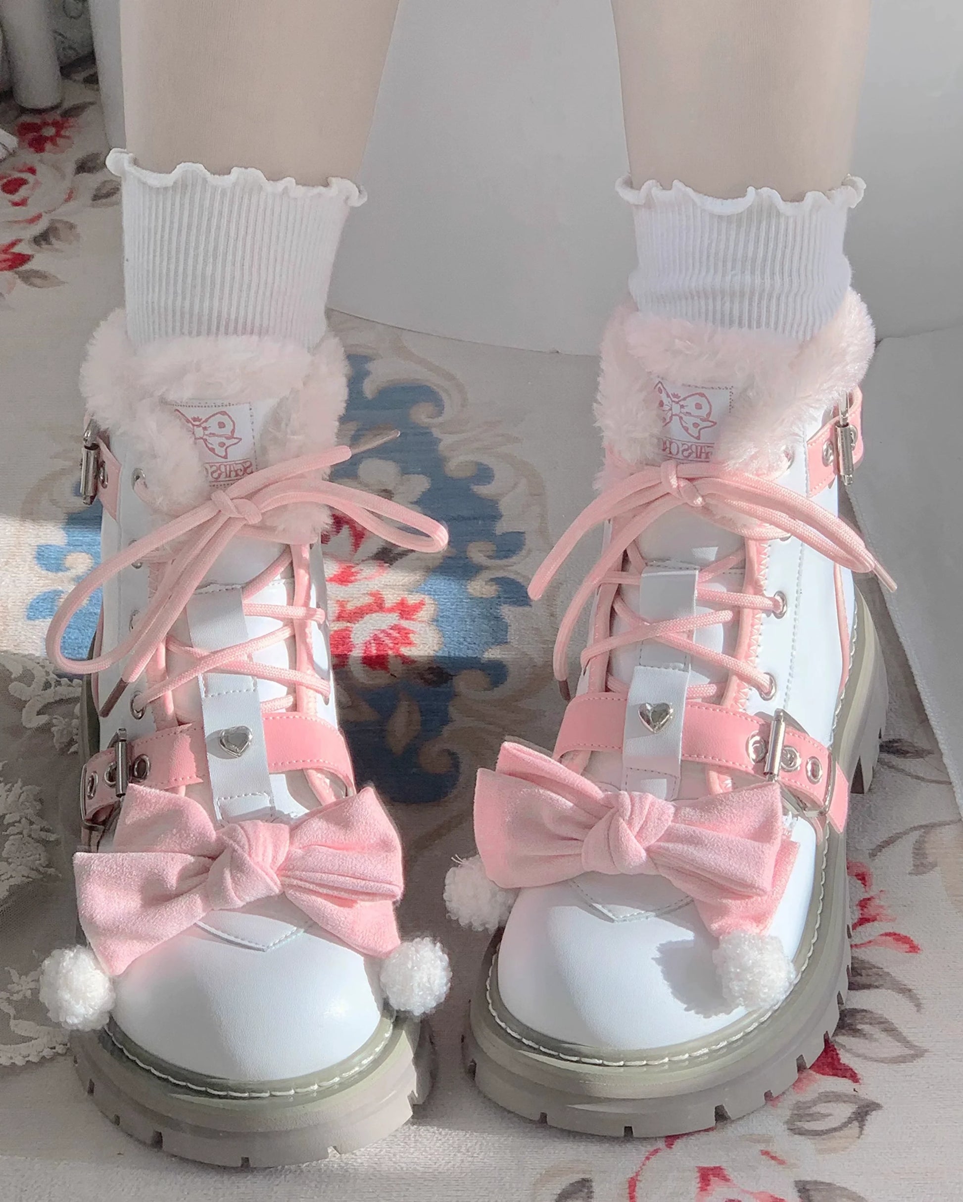 StarsCrwon - Sweet Lolita Shoes Winter Lolita Martin Boots