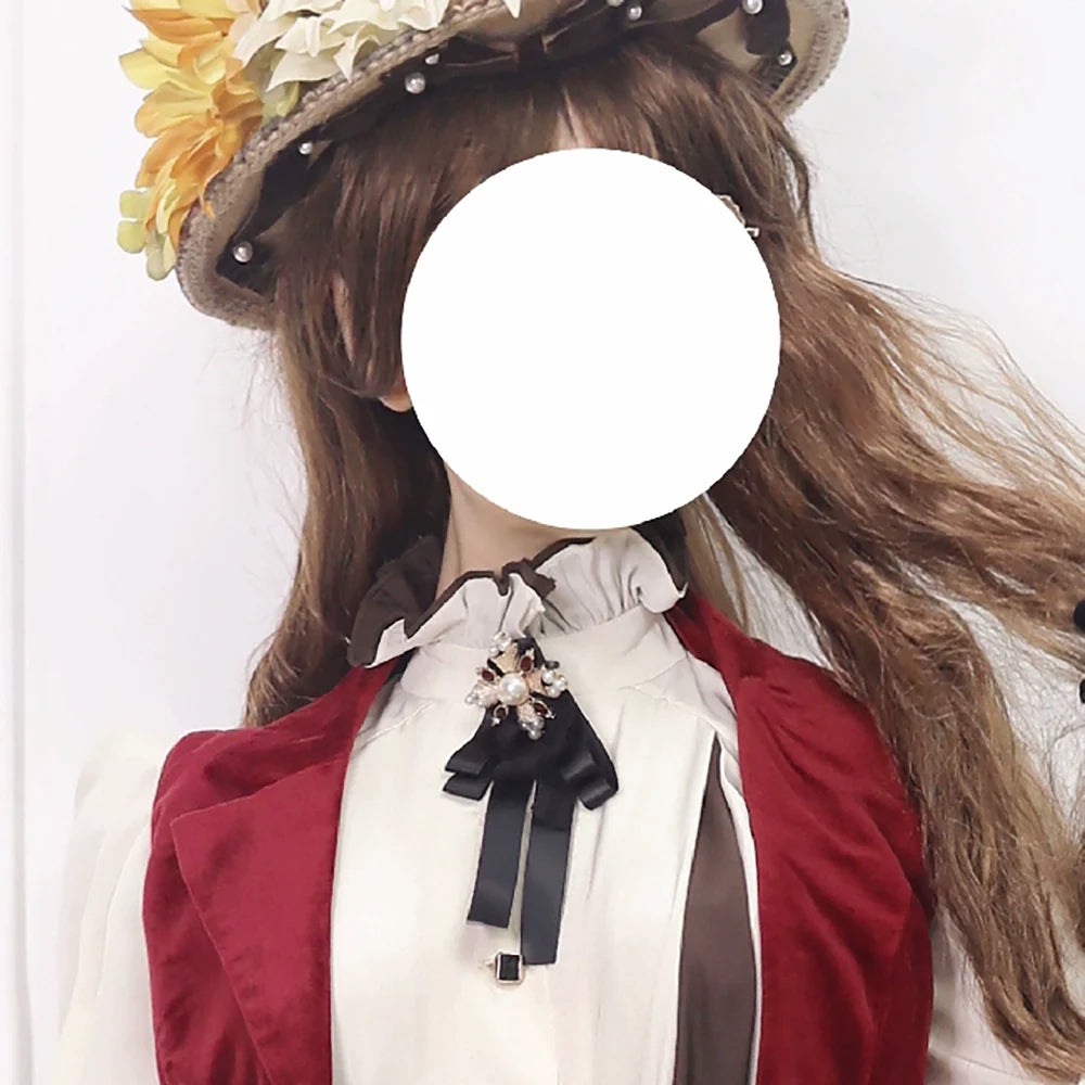 Miss Point - Rose Doll - Elegant Lolita Brooch Lolita Lapel Pin Multicolors