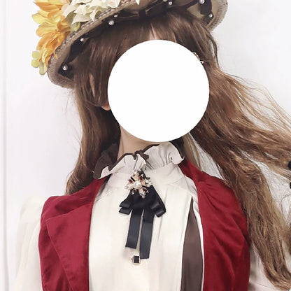 Miss Point - Rose Doll - Elegant Lolita Brooch Lolita Lapel Pin Multicolors