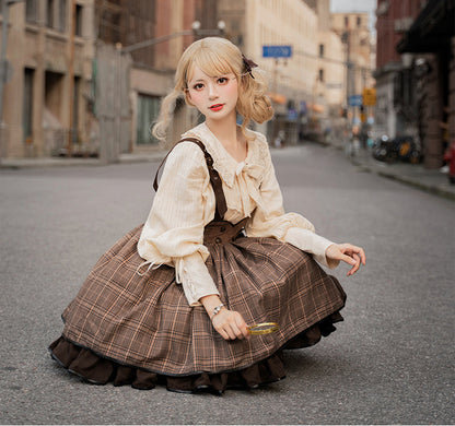 Honey Machine - Little Detective - Gothic Punk Lolita Salopette