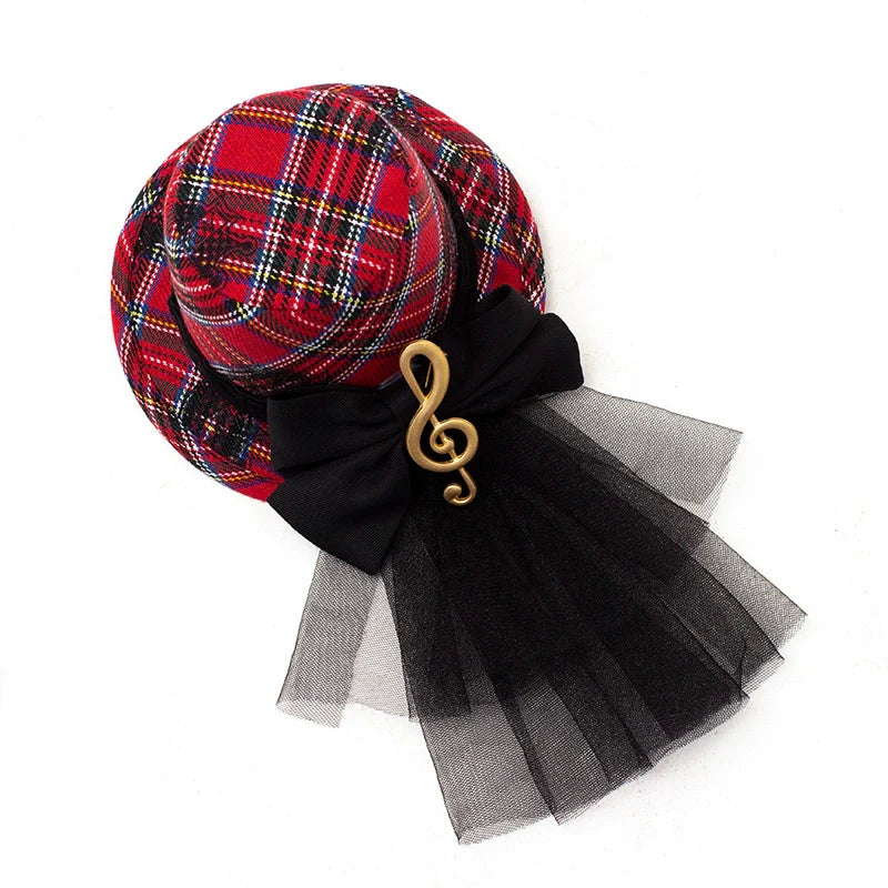 Forest Fluorescent Carps - IP Collab Sweet Lolita Performance Outfit Red Plaid JSK Full Set