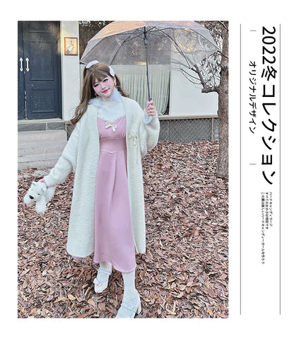Yingtang - Sweet Lolita Coat Plus Size Lolita Dress Set