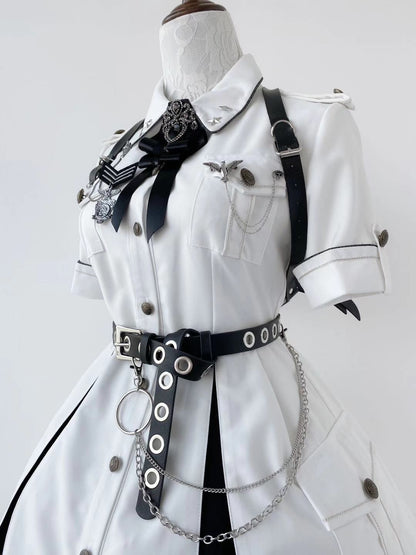 Your Highness - Evil Python 2.0 - Military Lolita Gothic OP Dress