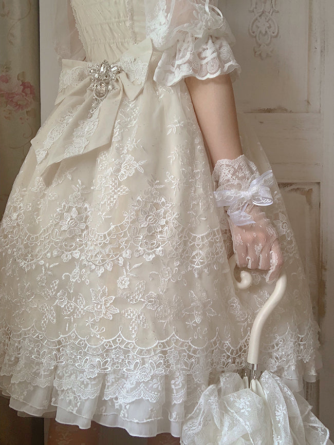 Sweet Wood - Secret Garden In Midsummer - Elegant Lolita Bridal JSK