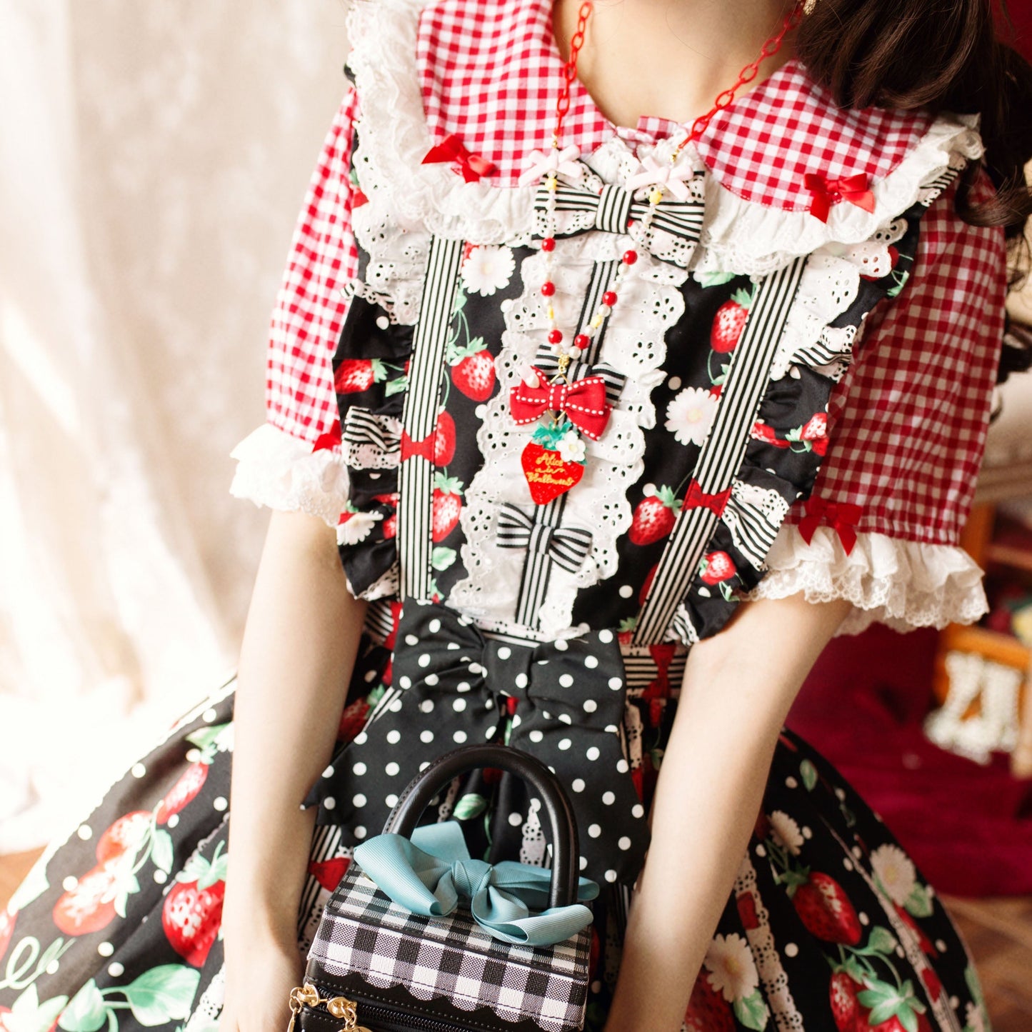 Halloween Alice - Lolita Strawberry Accessory Set