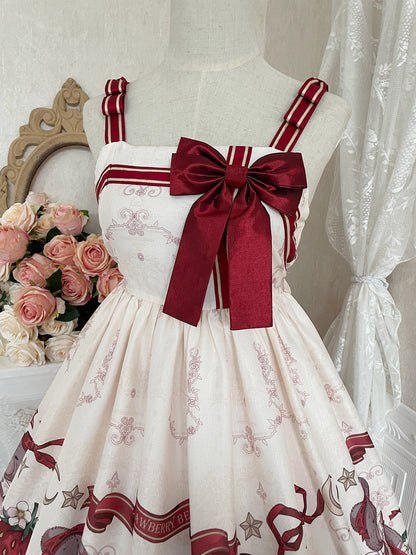Designer's Gift - Christmas New Year Winter Lolita JSK Coat Set