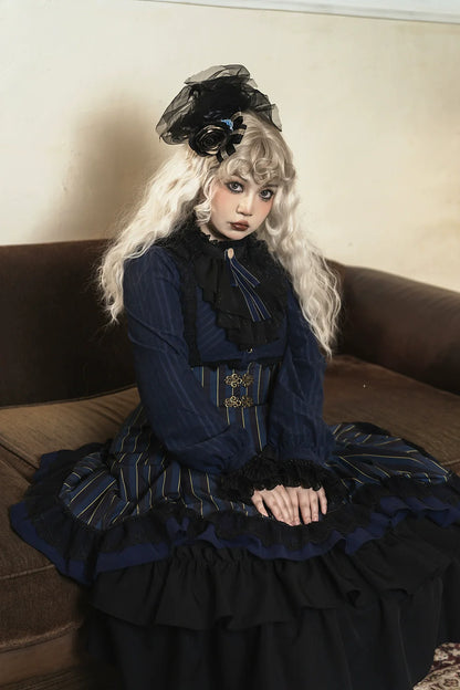 Miss Point - Custom-Made Lolita Elegant Stand Collar Lolita Shirt