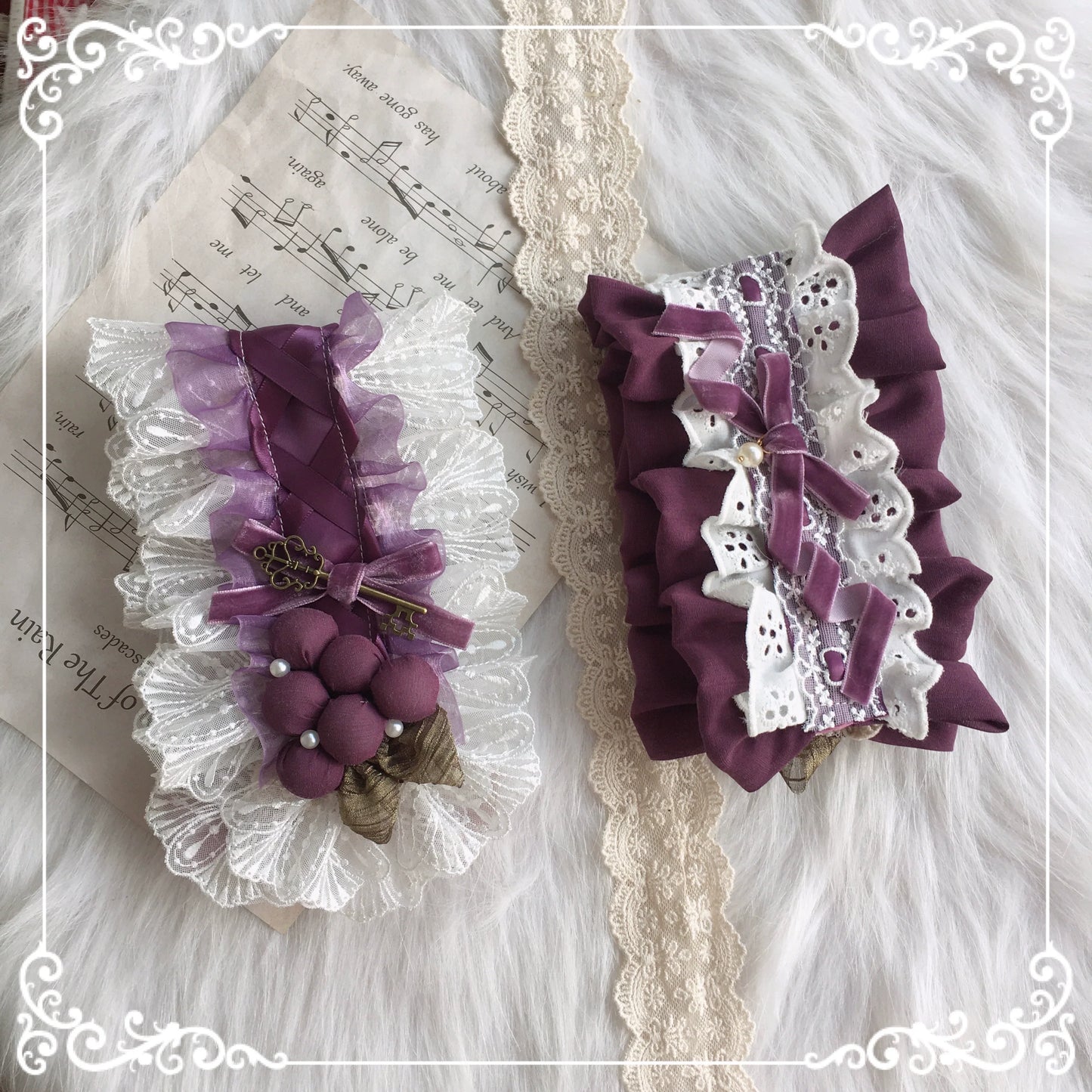 Chestnut Lolita - Louvre Vineyard Accessory Hairband Retro Lolita KC